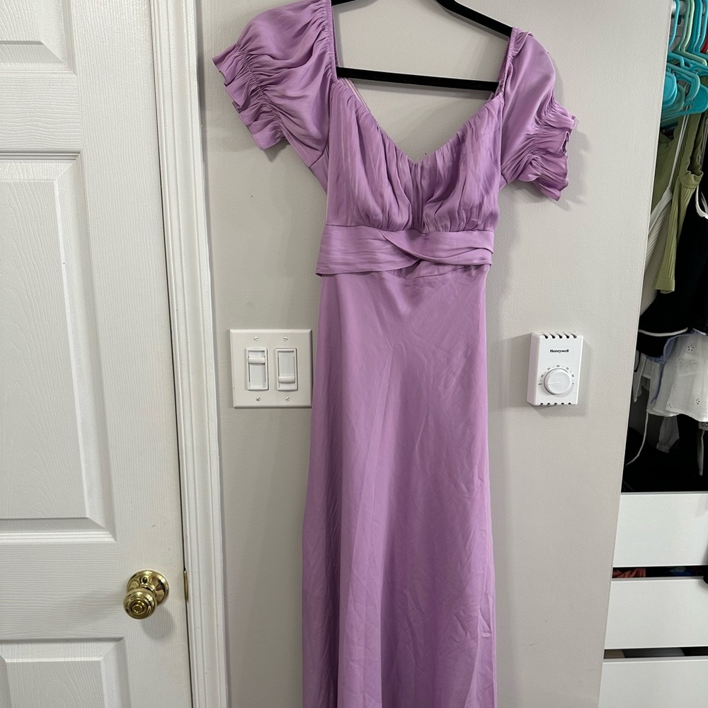 Purple midi dress from Selfie Leslie. Size XL
